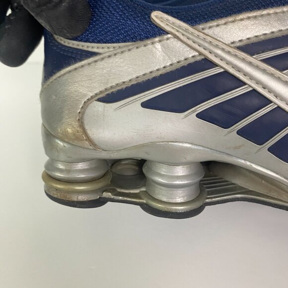 Nike Shox Turbo 8 Shoes Sneakers Boy's Youth 7Y Blue Gray Athletic 344933-402 - Picture 9 of 16